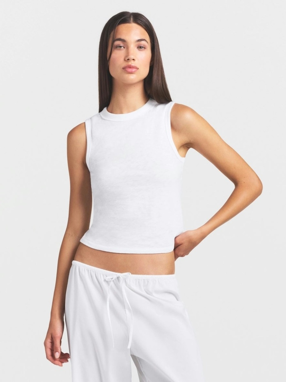 Skims - Worn in Iersey - High Crew Tank
